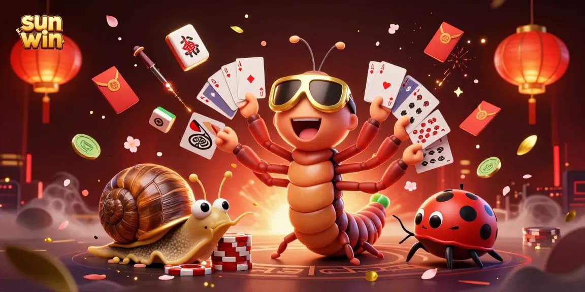 Experience exhilarating gameplay with sun win and vibrant 3D casino characters in action.