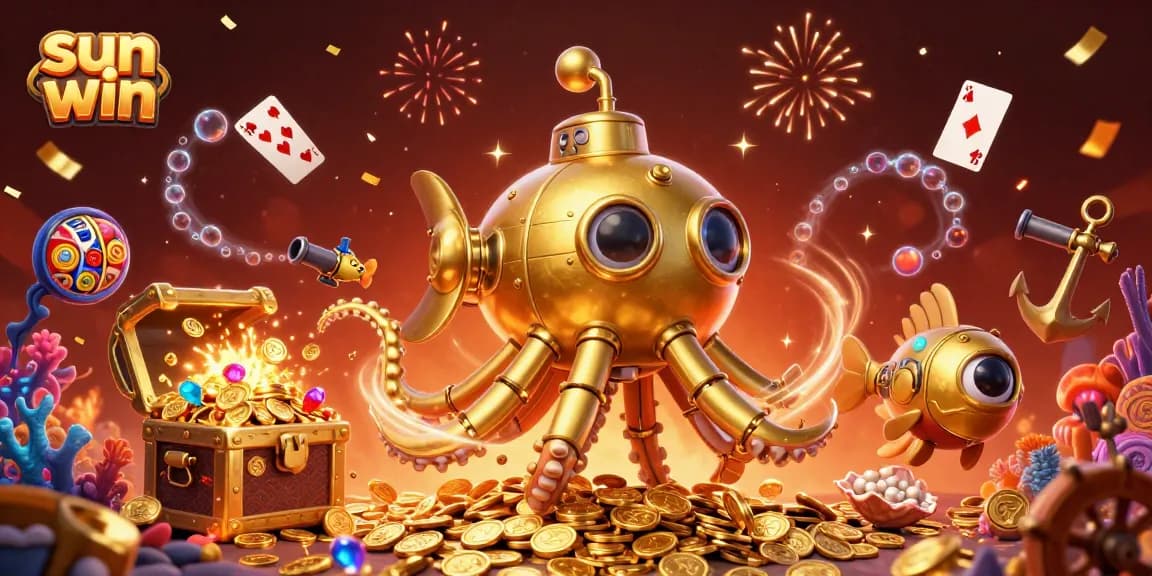 Experience thrilling wins at sun win with an exciting underwater adventure filled with treasures and games.