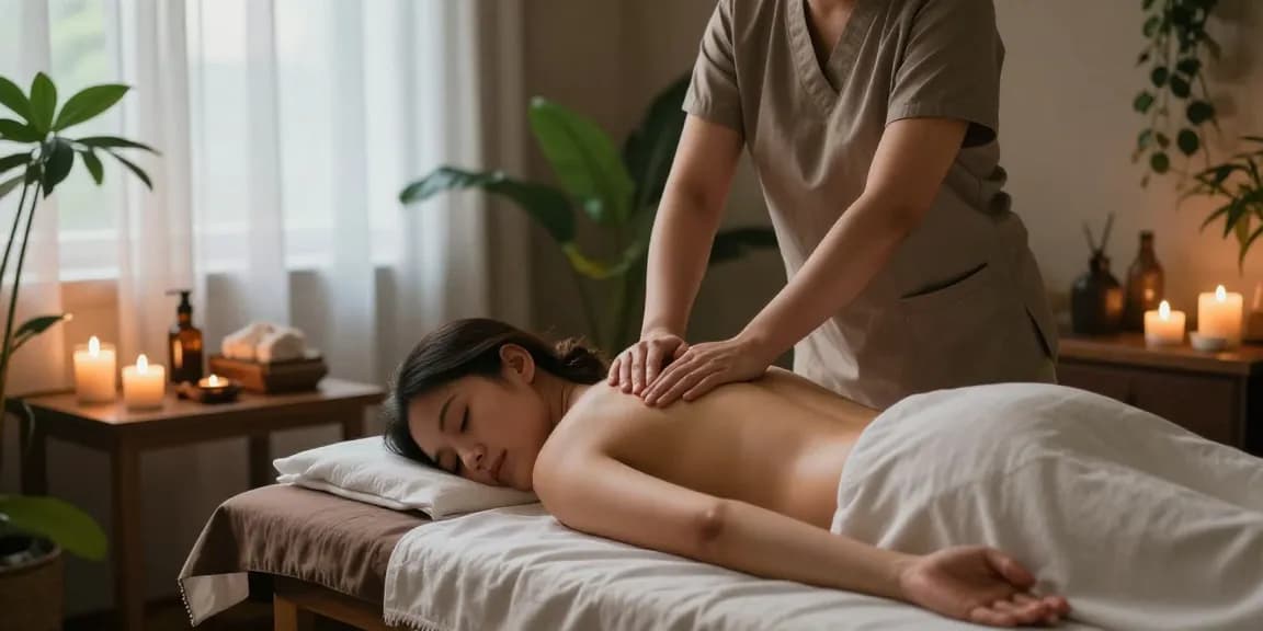 Relaxing 수원출장안마 session with professional therapist in serene environment