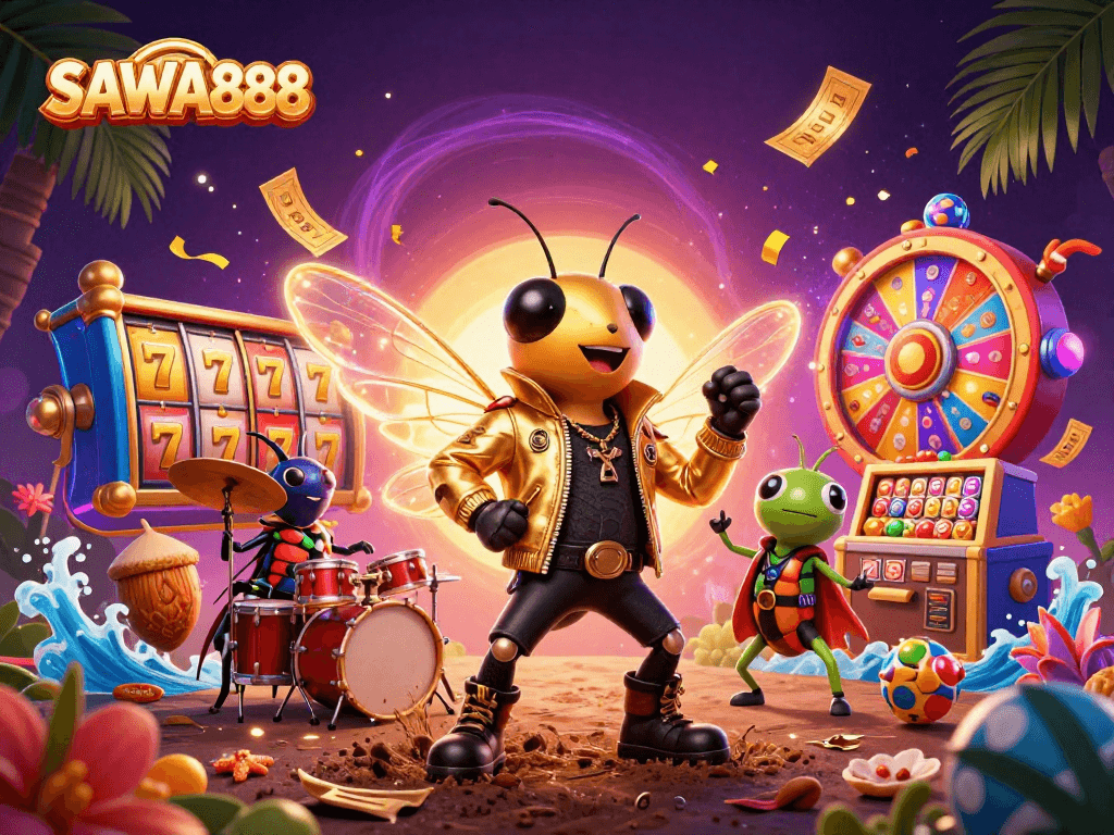 SAWA888 enhances your gaming experience with vibrant slots, exciting characters, and jackpot excitement.