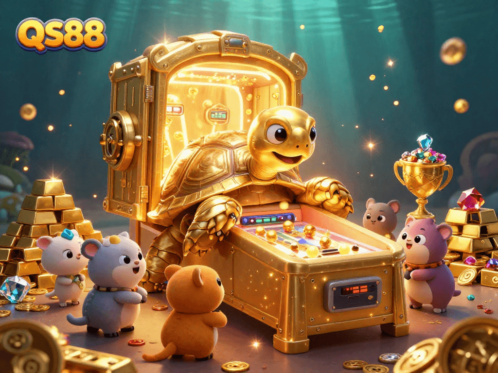 Engage with the thrilling QS88 casino world through a vibrant scene full of captivating elements.