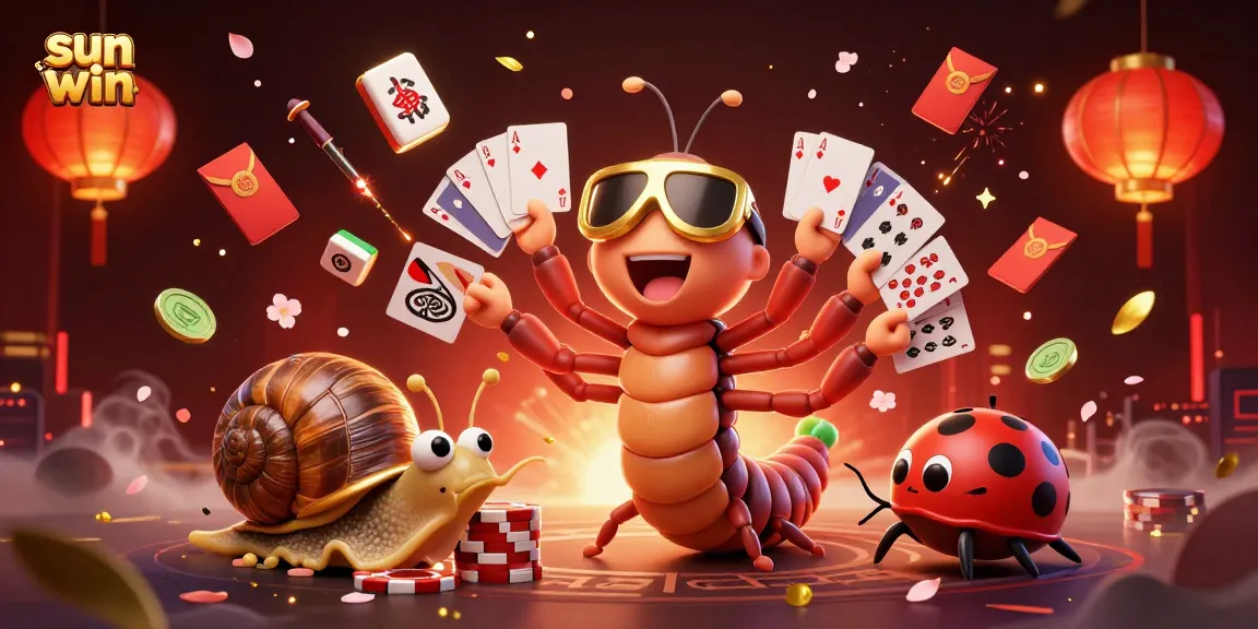 Experience exhilarating gameplay with sun win and vibrant 3D casino characters in action.